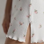پیراهن راحتی نخی گلدار - تصویر 2